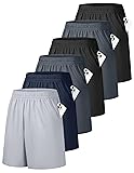 OYGSieg 6 Pack Men Basketball Shorts SetB 2XL