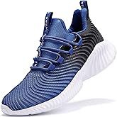 JMFCHI Boys Girls Kids' Sneakers Knitted Mesh Sports Shoes Breathable Lightweight Running Shoes for Kids Fashion Athletic Casual Shoes