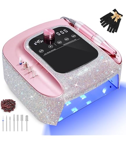 Amazon.com : PENNY73 2 in 1 Nail Lamp and Nail Dust Collector