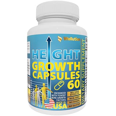 Buy ارتفاع النمو الأقصى حبوب منع الحمل ارتفاع الطبيعية لتنمو أطول صنع في الولايات الامريكيه حبوب النمو مع الكالسيوم لقوه العظام الحصول علي تكمله أطول التي تزيد من نمو العظام خاليه من هرمون النمو Online In