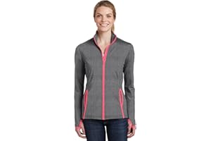 SPORT-TEK Sport Tek Women's Contrast Full-Zip Jacket