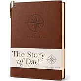 SETTINI&reg; The Story of Dad Guided Keepsake Journal to Share His Life Story | guided prompts, keepsake memory journal, gift for dad, hardcover, father's day birthday gift