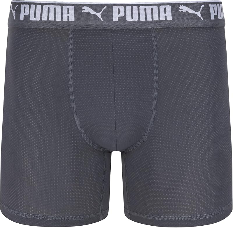 Herren 360-degree Mesh 5 Pack Boxer Briefs Retroshorts, Schwarz/Castlerock/Club Navy, Small — Foto 6 von 7