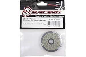 3Racing Aluminum Differential Pulley Gear T40 For Sakura D3 Unimate #3RAC-3PY/40