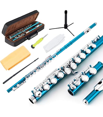Hall Crystal Flute 11292 - Inline Glass Piccolo in C - Dundee Celtic