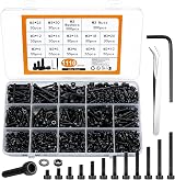 HAOCHEN 1110 Pcs M3 Bolts Nuts Set Hex Socket Head Screws Carbon Steel Kit view 1