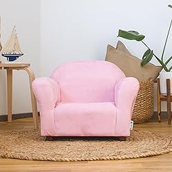 Roundy Toddler Armchair with Soft Microsuede