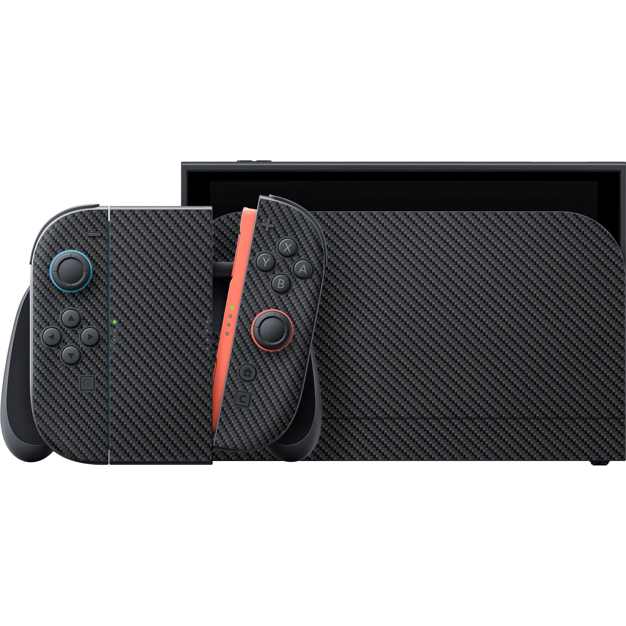 Razer Console Skin for Nintendo Switch 2: Complete Wrap - Premium 3M Cast Vinyl - Scratch Resistant - Unique Designs & Finishes - Easy Application - Carbon Fiber