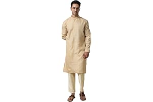 Filori Studio - Men's Printed Festive Motifs Long Kurta (Kurta Only)