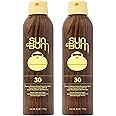 Sun Bum Original SPF 30 Sunscreen Body Spray | Broad Spectrum Moisturizing Sunblock with Vitamin E | Hawaii 104 Act Compliant (Octinoxate & Oxybenzone Free) | 2 Pack, 6 oz