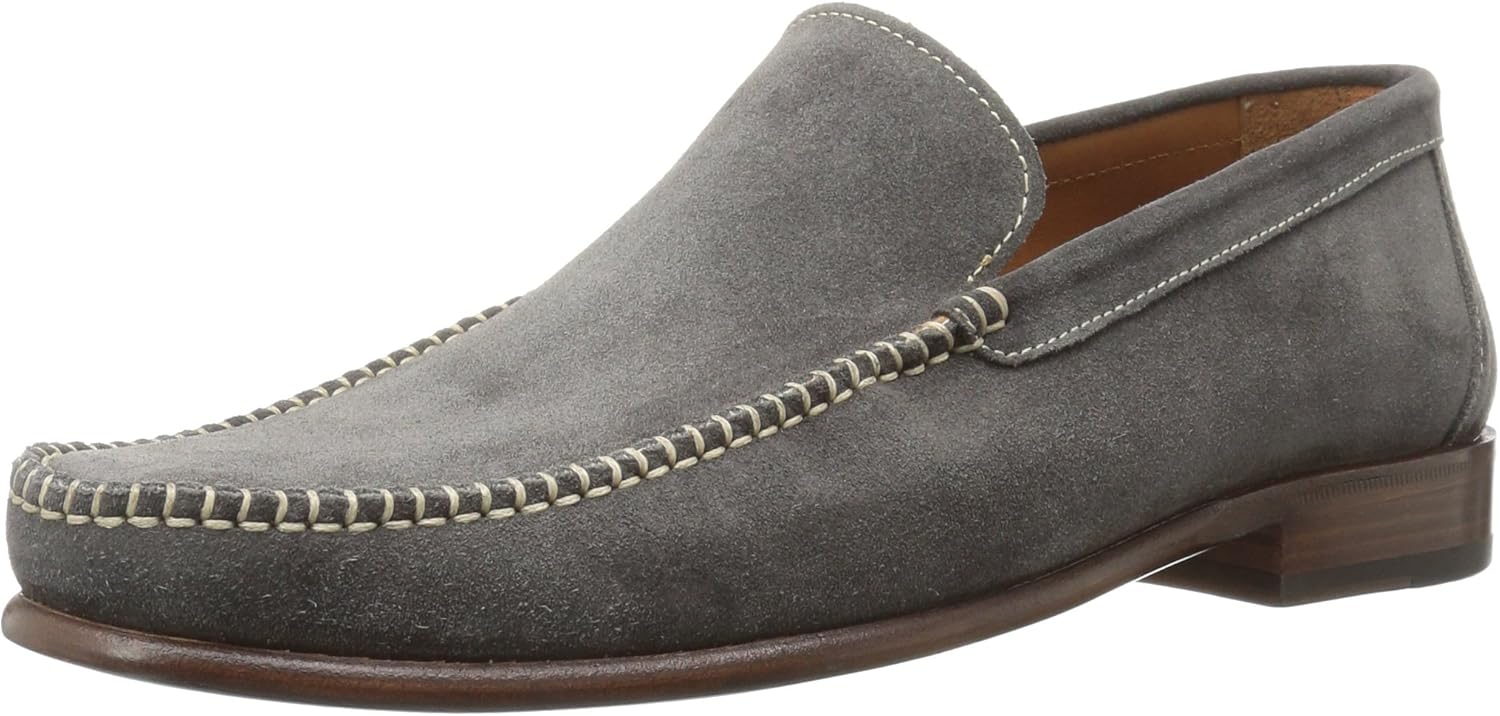 bruno magli suede loafers