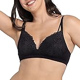 Maidenform Women's M Soft Support Wireless Bralette, Soft Convertible Bra with Lace