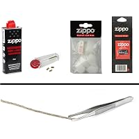 HavaCue Universal Feuerzeug Reparatur Set - 150 Feuersteine, 50 Dochte, Werkzeug & Box Für Benzin-Feuerzeuge
