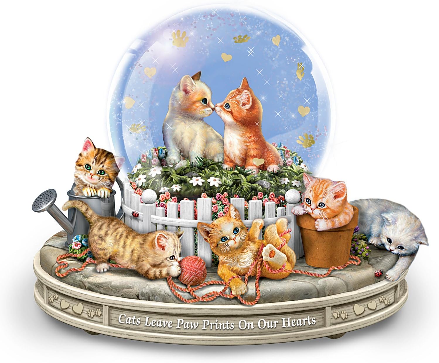 Bradford Exchange Cinderella Rotating Glitter Globe - Illuminated Music Box With Moving Carriage - View #2