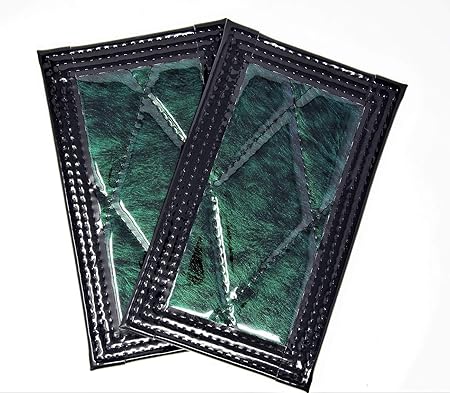 Amazon 軽トラ用 オリオン泥除け ヨコ180 タテ300mm 左右セット 丈夫なウレタン入り グリーン緑 フチ黒 オーバーフェンダー 車 バイク