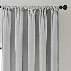 Joydeco Light Filtering Curtains 90 Inches Long for