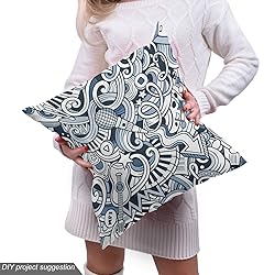 Ambesonne Popstar Party Fabric by The Yard, Cartoon