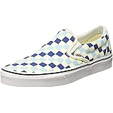 vans slip ons baby blue