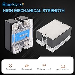 BlueStars Pack of 2 SSR-25DD Solid State Relay DC