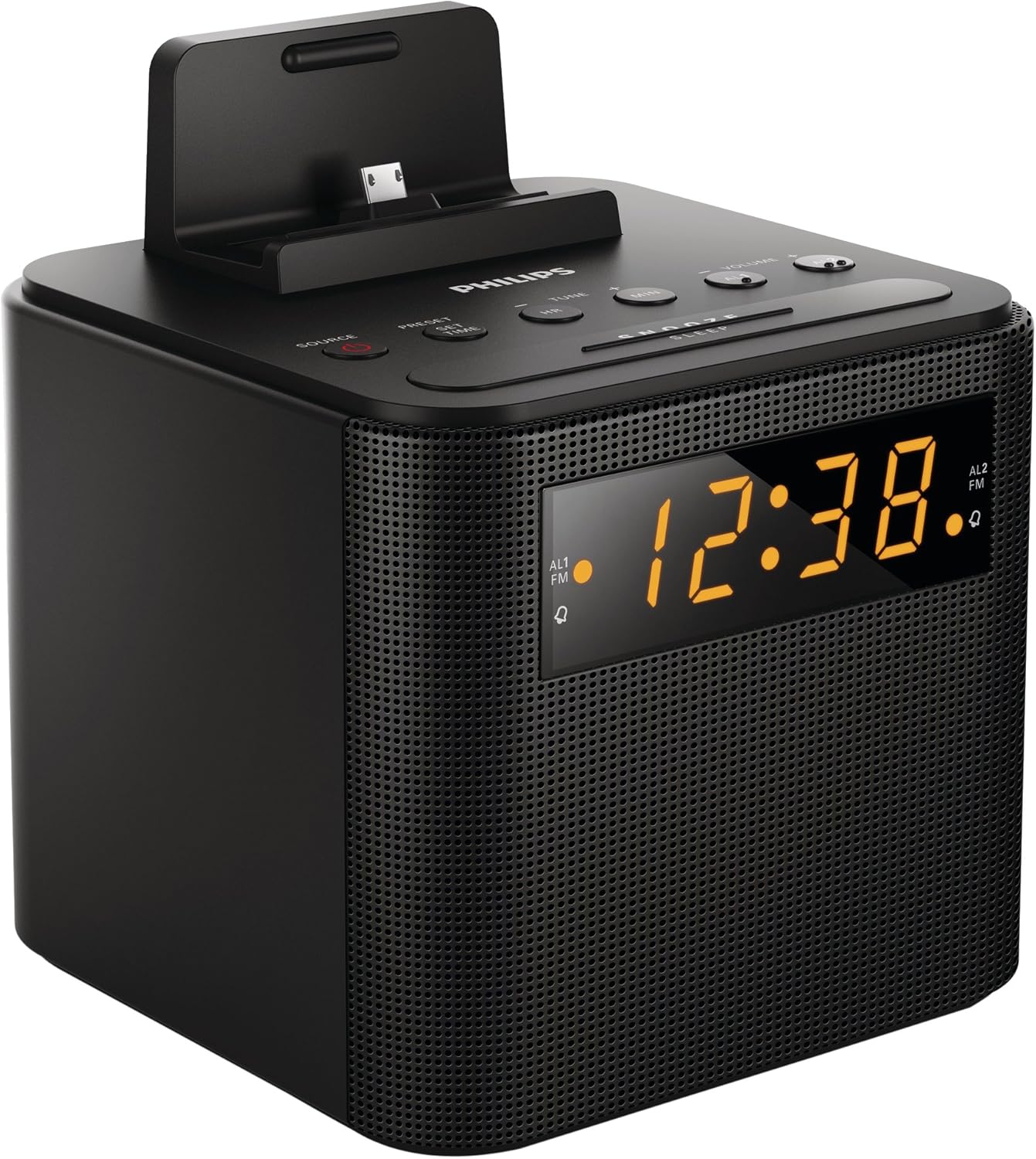 Philips AJ3200/05 Clock Radio Universal Charging (Micro USB, Apple, 30