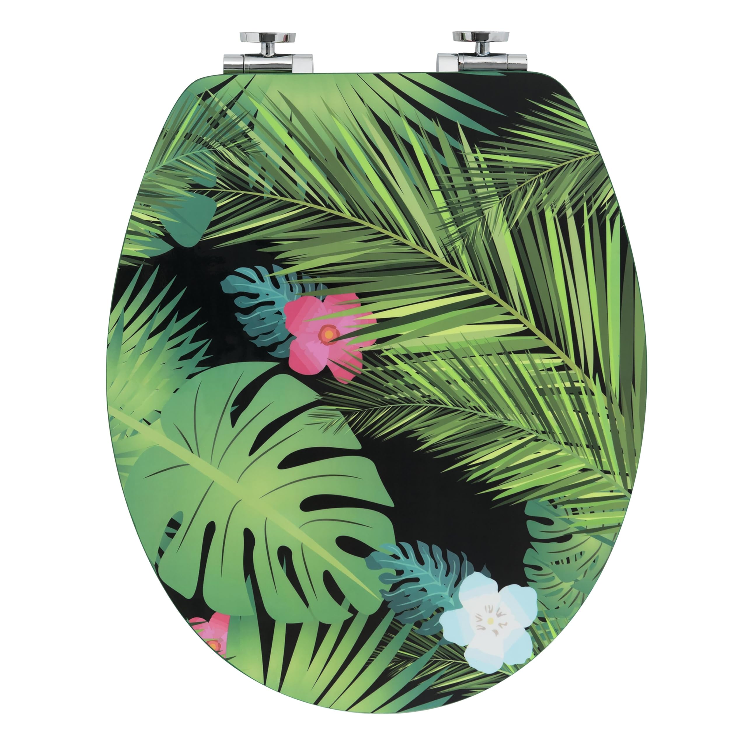 Wirquin Diplomat 20722133 Toilet Seat Jungle Design Green