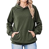 Zeagoo Womens Fleece Hoodies Soft Midweight Casual Hooded Sweatshirts Fall Winter Pullover Tops Kangaroo Pocket