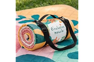 Exclusivo Mezcla Waterproof Picnic Blankets 3-Layer 60x80 Inches Large Sandproof Beach Blanket Foldable Outdoor Blanket for C