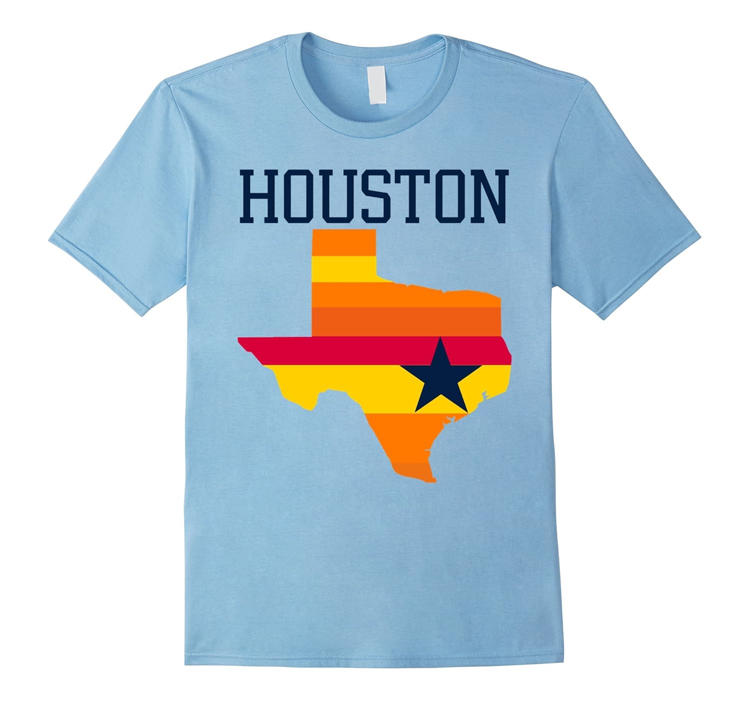 Vintage Retro Houston Texas Tshirt-ANZ