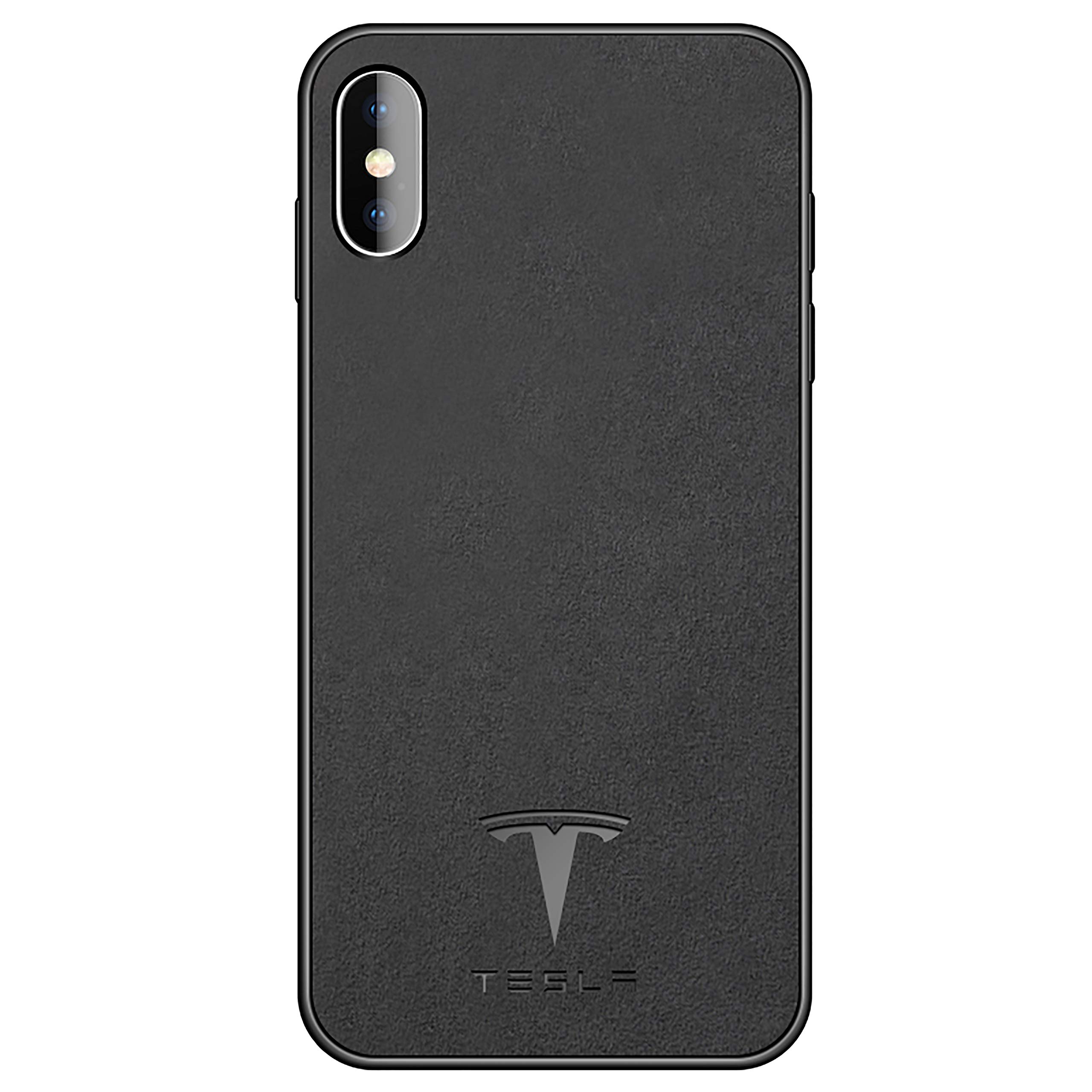 iPhone case X XR XS XSMAS Luxury car Tesla Logo (XR)