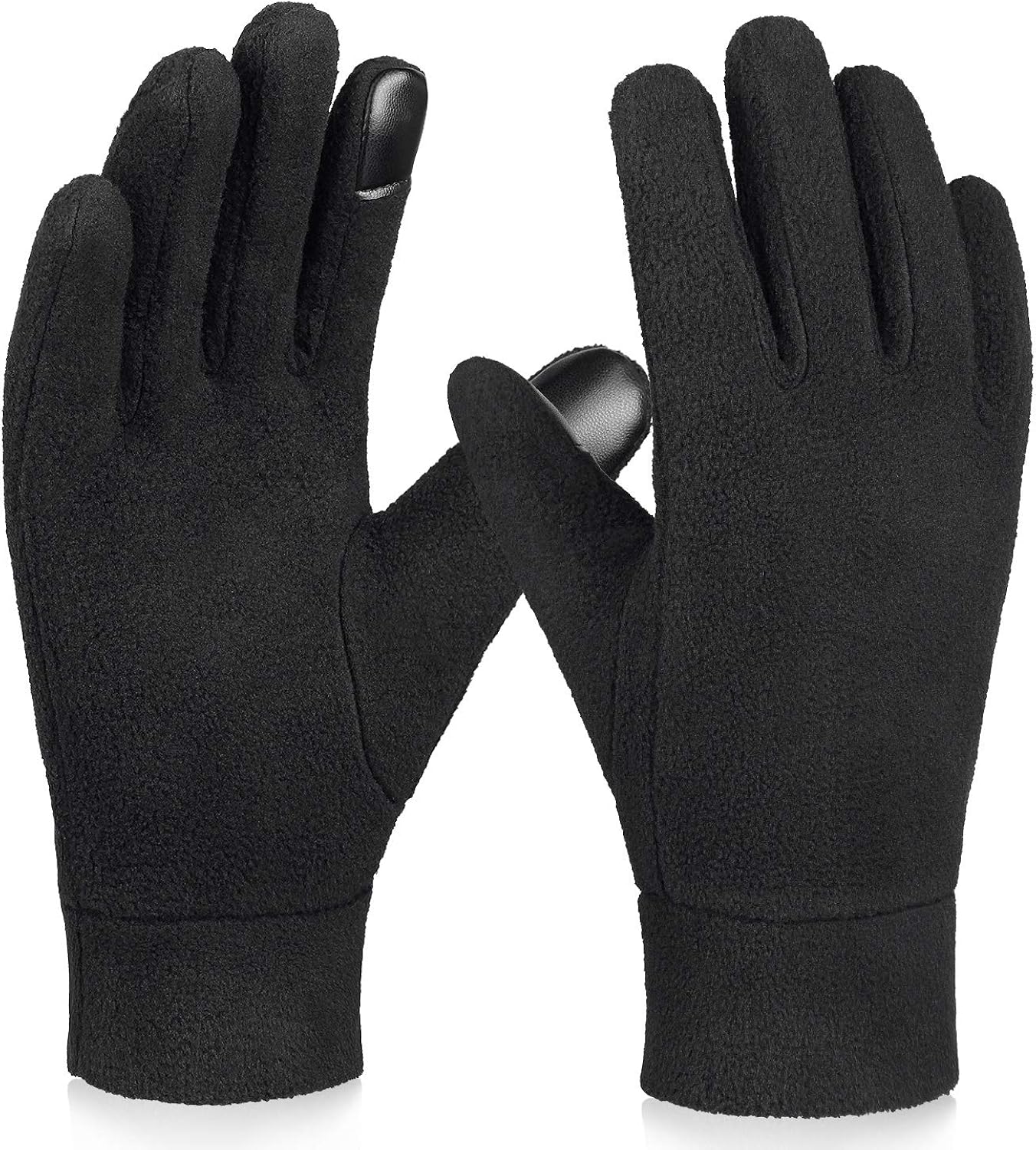 OZERO Thermal Gloves for Men and Women, Polar Fleece Winter Gloves for