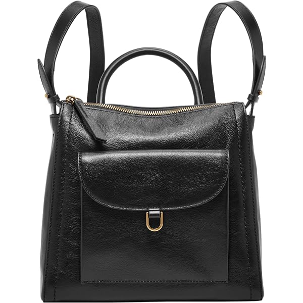 Fossil Parker- Woman’s Mini Convertible Backpack-smokey blue leather Fossil parker backpack - Gem main image 2