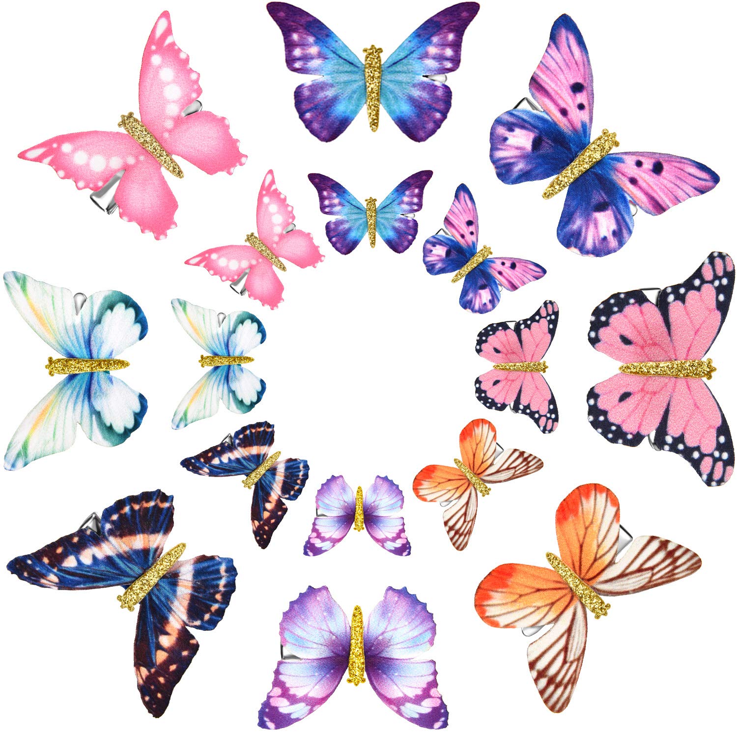 baby butterfly clips