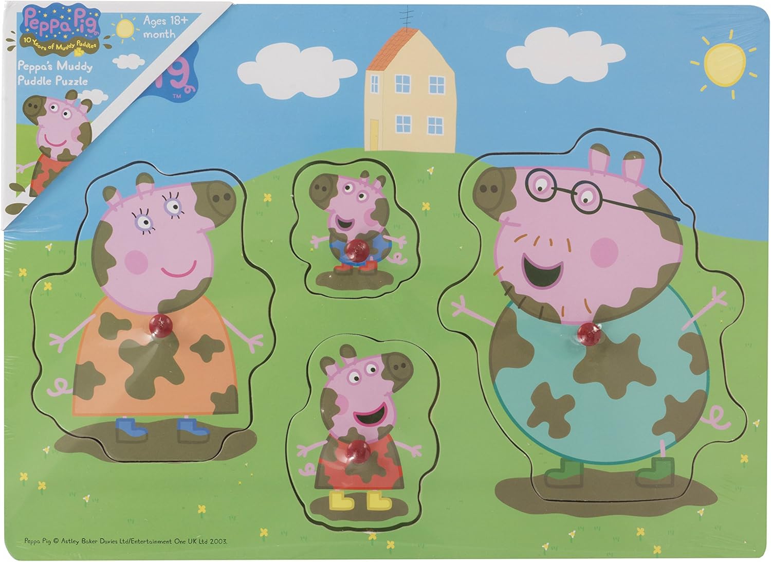 peppa pig wooden puzzle