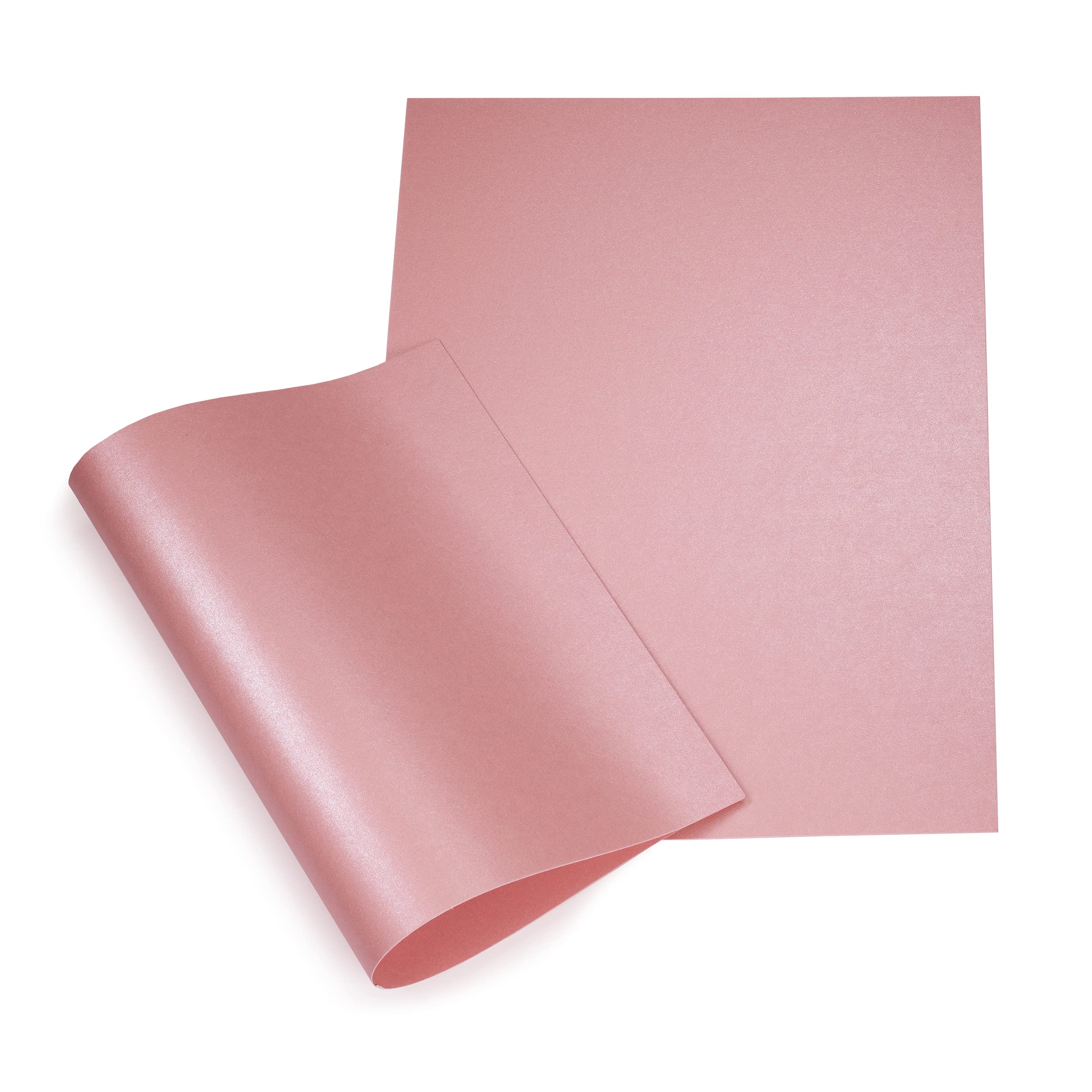 Papertent A4 Double-Sided Pearl Card, 250gsm 20 Sheets - Pink Blush