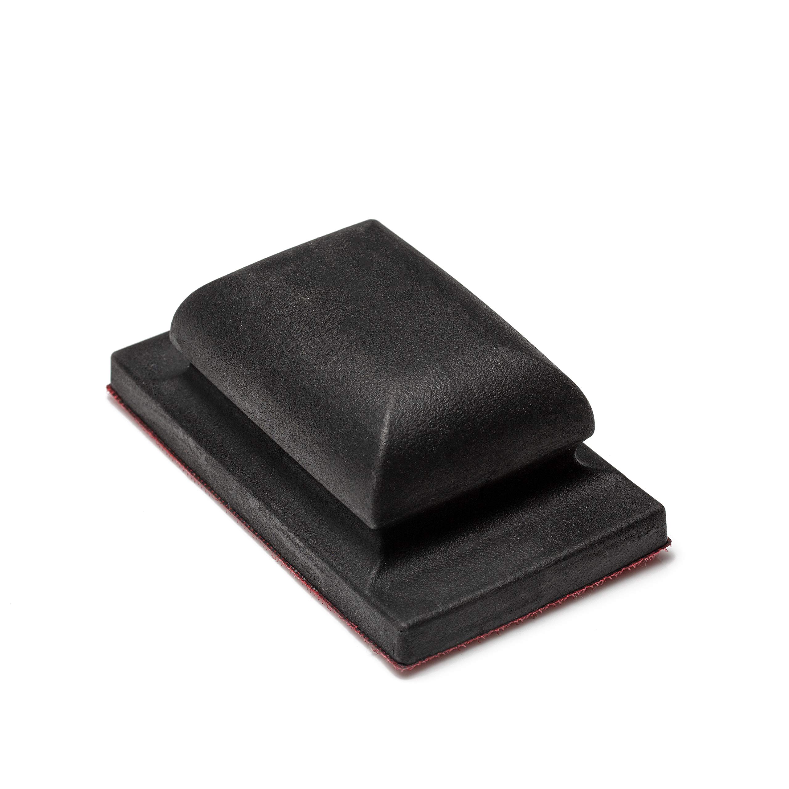 Glass Polish 70 x120mm Hand-Held Sanding Block with hook and loop, Hand Sanding Pad - GP15916