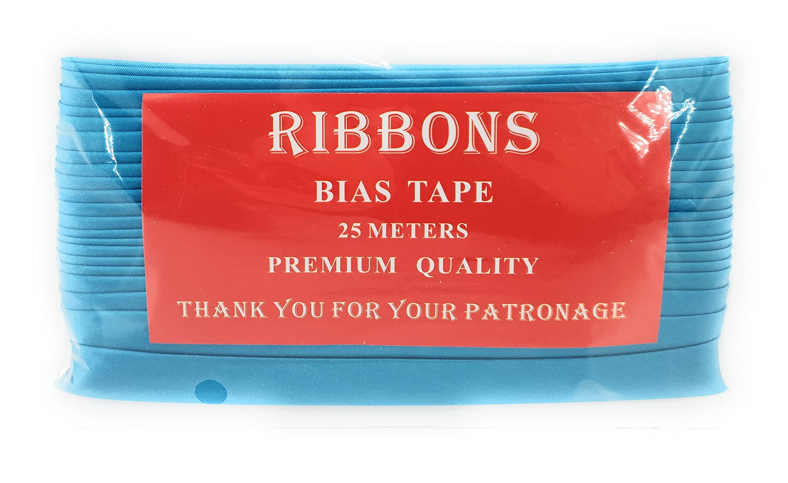 20mm Satin BIAS Binding Available in 24 Colours 23 METRES ROLL by MNJ-TRIMMINGS (Turquoise Green)