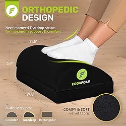 ErgoFoam Foot Rest for Under Desk at Work