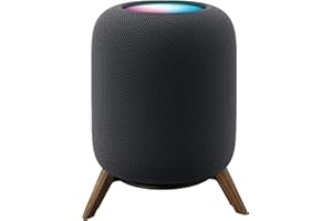 TAOJAVIN Real Wood Desktop Tripod Stand for HomePod 1 and Homepod 2, Sturdy Stable Wooden Holder with Metal Frame Protect Homepod Home pod 1st & 2nd Speaker for Better Sound (Only Stand)