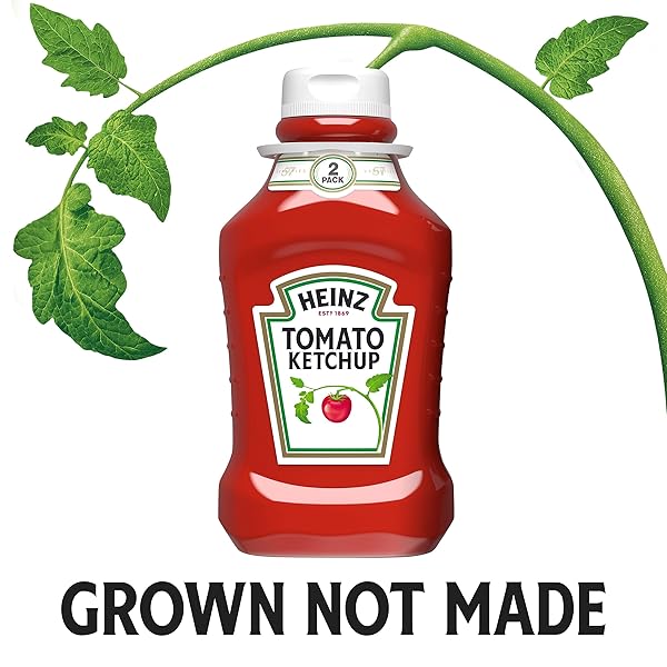 HEINZ TOMATO KETCHUP, 2 CT PACK, 50.5 OZ BOTTLES