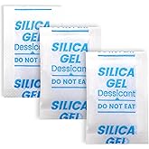 Silica Gel Packets, Moisture Absorbers Desiccant Packs for Storage, Clothes, Shoes, Electronics, 3D Printer Filament, Jewelry (50, 20% Orange Silica Gel + 80% White Silica Gel Blend, 5g)