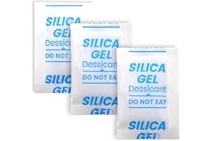 ADSORBCO REDEFINING DESICCANT 50PCS 5g Silica Gel Packets, Moisture Absorbers Desiccant Packs for Storage, Clothes, Shoes, Electronics, 3D Printer Filament, Jewelry, Spices, Safes, Tools