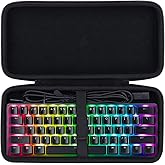 Co2CREA Hard Travel Case Replacement for Razer Huntsman Mini / Snpurdiri / MageGee Gaming Keyboard (Black)