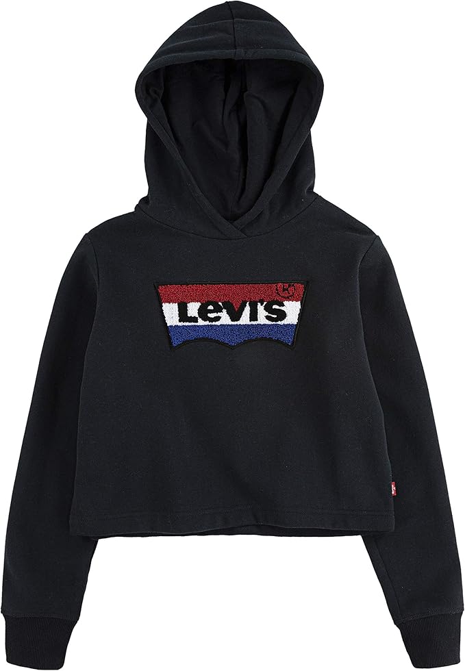 Levi's Girl's Cropped Pullover Hoodie Sweatshirt Amazon.co.uk Clothing