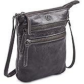 Crossbody Sling Bag for Women Small Real Leather Purse Vintage Travel Crossover Shoulder Bag Handmade