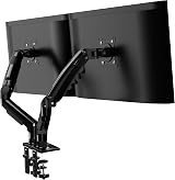Invision MX400 Dual Monitor Arm 19-32 Inch VESA 75/100mm Desk Clamp
