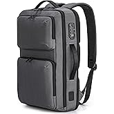 VGOAL Travel Laptop Backpack, Laptop Bookbag College Backpack Durable Water Proof with USB Charging Port for Men Women (FG6317-G)
