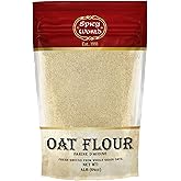 Oat Flour Whole Grain 4 Pound Bag (64oz) - Pure, USA Grown, For Baking & More, Non-GMO, Great Wheat Substitute - by Spicy World