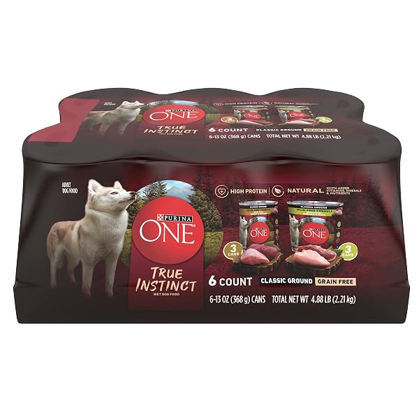 PURINA ONE TRUE INSTINCT CLASSIC GROUND GRAIN-FREE FORMULAS...
