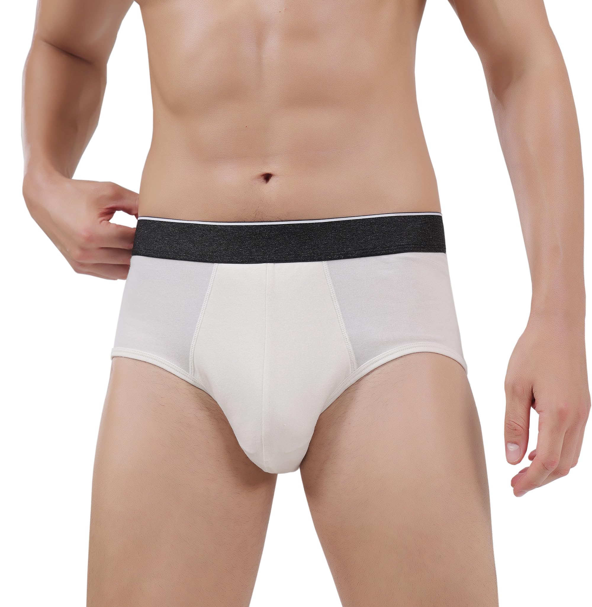Photo 1 of AIRCUTE Men Urinary Incontinence Underwear Washable Super Absorbency Briefs for Bladder Leaks 160ML 1 Pack (Large, White)