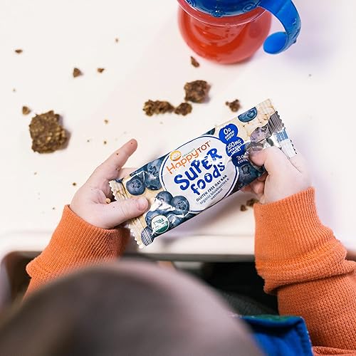 Happy Tot Organics Super Foods Oat Bars, Blueberries Oatmeal, - Main Image